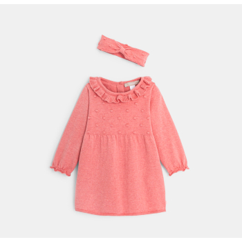 فستان متماسك فاخر وعصابة رأس متطابقة